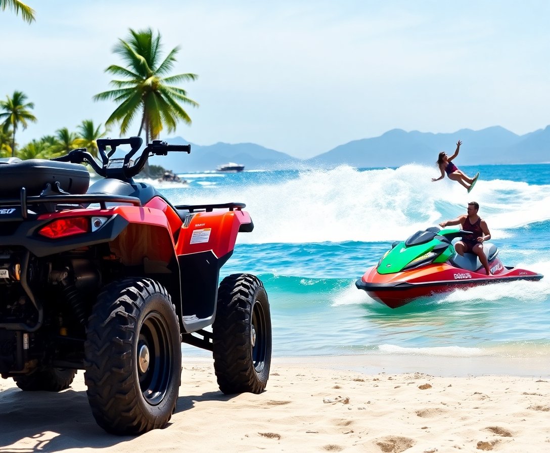 ATV ile Su Sporları Jetski, Wakeboard ve Daha Fazlası
