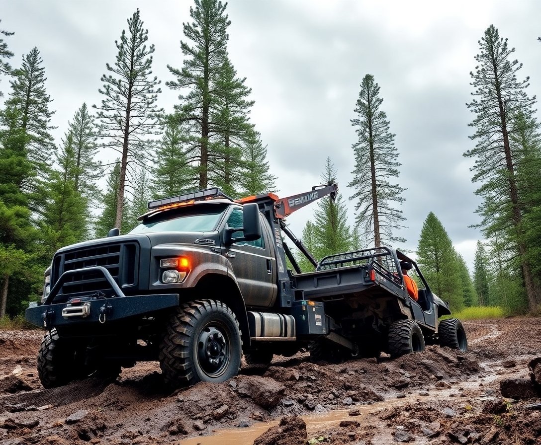 Avcılıkta Ağır Hizmet Araçlarının Çekme ve Kurtarma Kapasitesi
