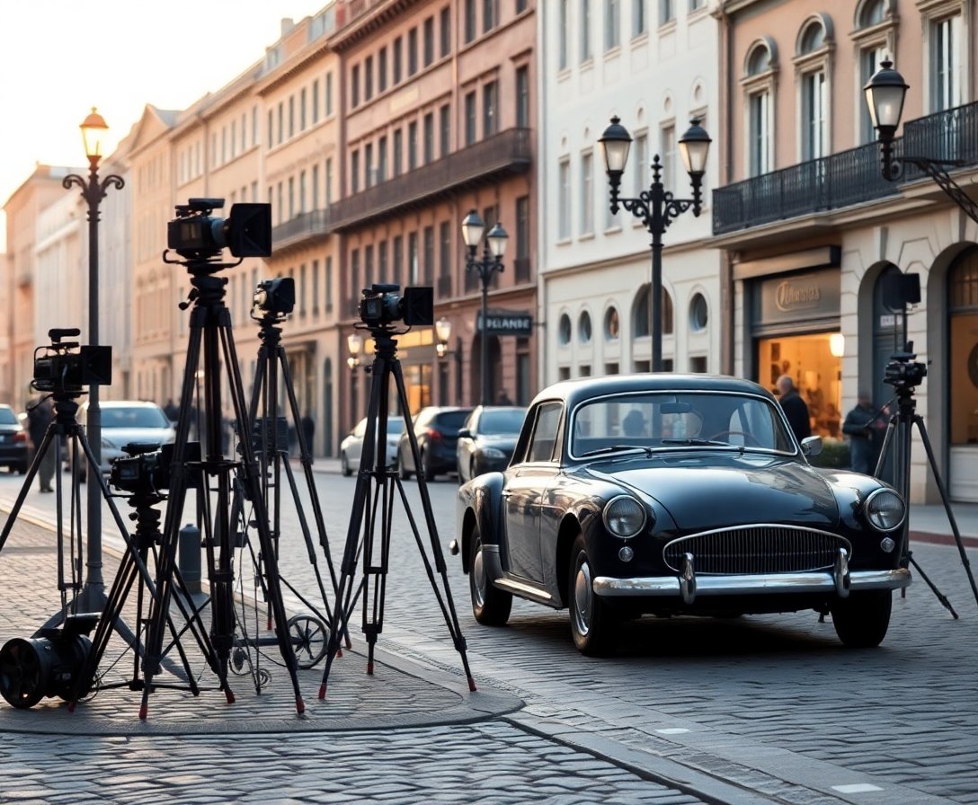Klasik Araçlarla Film Setlerine Taşının