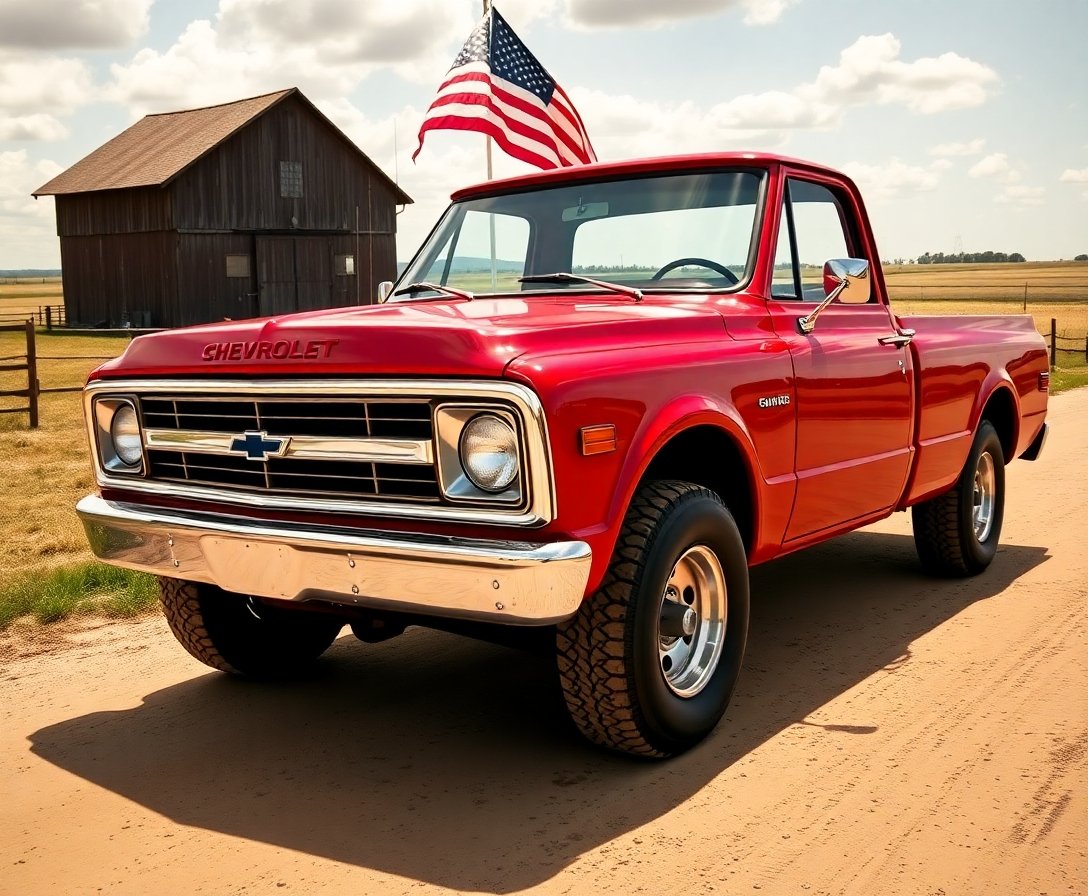 Klasik Chevrolet C10 Amerikan Ruhunu Yansıtan Bir Kamyonet