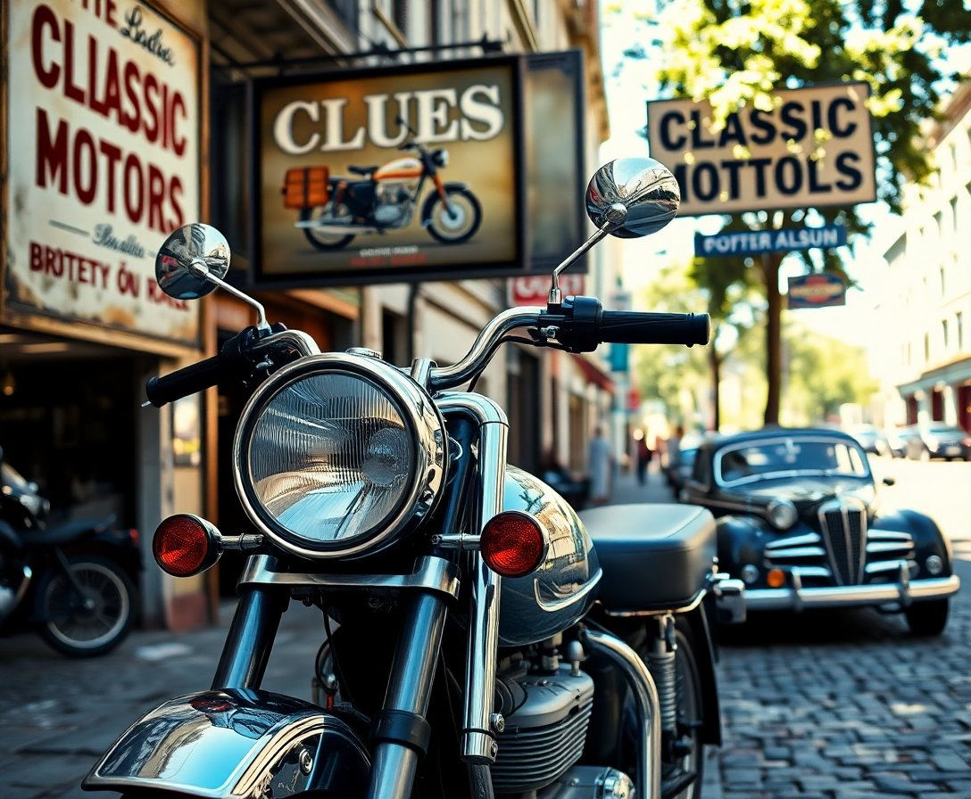 Klasik Motorkarlar ve Retro Reklam Kampanyaları