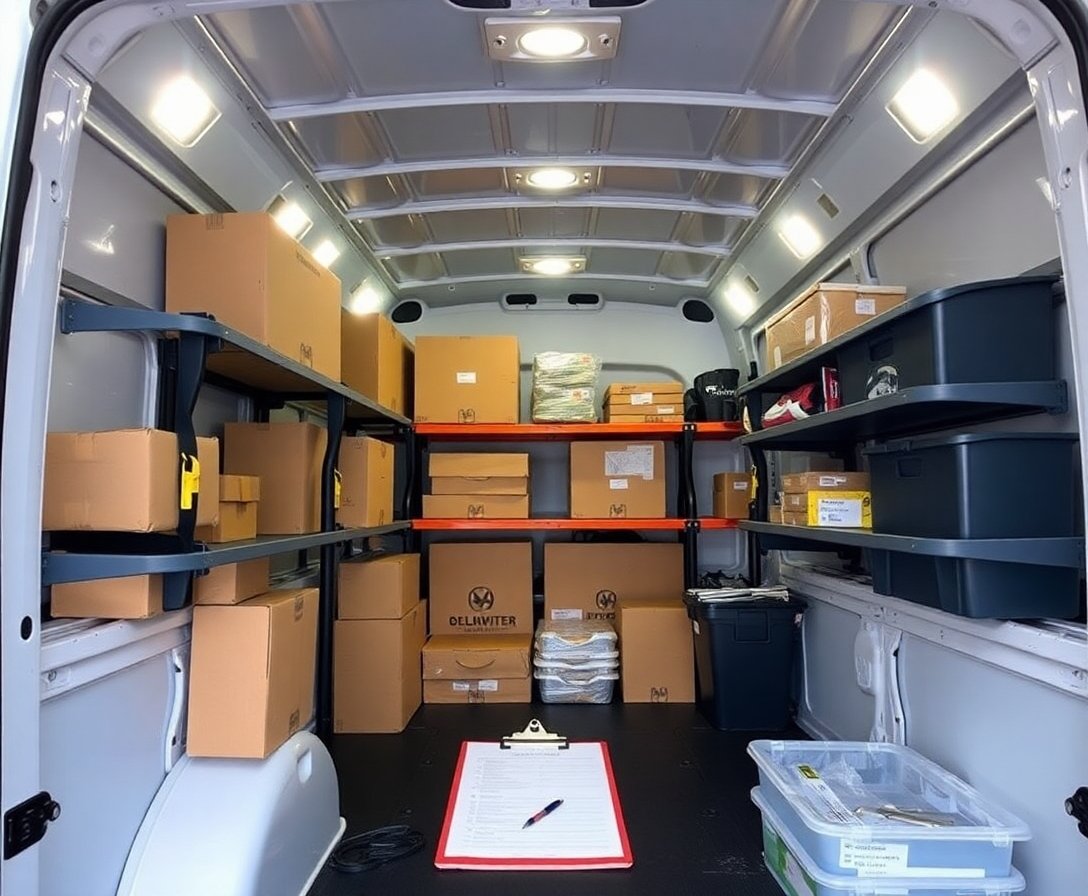 Panel Vanlarda Kargo Organizasyonu ve Depolama Çözümleri